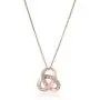 Sterling Silver Diamond Accent Knot Pendant Necklace , 18''