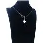 Eigso Autism Awareness Necklace Diversity Puzzle Pieces Pendant Jewelry Autism Awareness Stainless Steel Necklace Inspirational Gift for Autistic People Eigso Autism Awareness Necklace Diversity Puzzle Pieces Pendant Jewelry Autism Awareness Stainless Steel Necklace Inspirational Gift for Autistic People