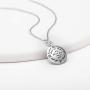 BB Becker Turning Back Time Sterling Silver Necklace - Girlfriend/Wife, Gift for Her, Love, Jewelry for Her, Birthday, Anniversary, Romantic