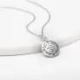 BB Becker Turning Back Time Sterling Silver Necklace - Girlfriend/Wife, Gift for Her, Love, Jewelry for Her, Birthday, Anniversary, Romantic
