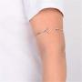 BELUCKIN Minimalist Gold Metal Moon Star Upper Arm Cuff Open Arm Bracelet Armlet Armband Bangle Jewelry for Women