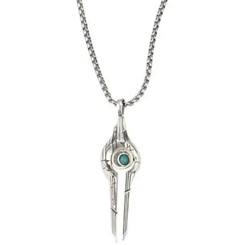 Fashion silver Mass Effect 4 Relay Pendant Necklace Movie Jewelry Gifts