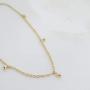 HONEYCAT Tiny Ball Charms Droplet Bracelet in Gold, Rose Gold, or Silver | Minimalist, Delicate Jewelry