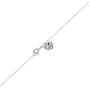 Hallmark Jewelry for Women Sterling Silver''Mom'' Cubic Zirconia Shaker Heart Necklace, 18'' Chain