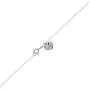 Hallmark Jewelry for Women Sterling Silver''Mom'' Cubic Zirconia Shaker Heart Necklace, 18'' Chain