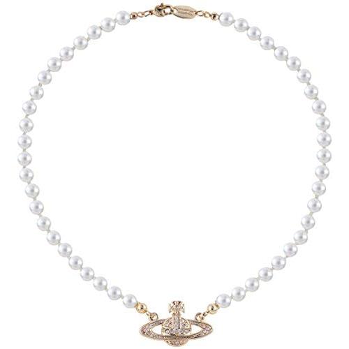 ORJATEXIN VIVI WEST Golden Saturn Pearl beautiful Necklace with special Packing Box and Paper Bag For Gift