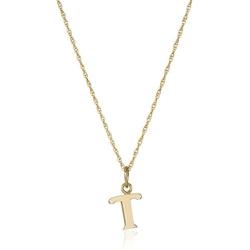 14k Gold-Filled Letter Charm Pendant Necklace