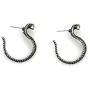 Vintage Punk Snake Cobra Stud Earrings for Women Animal Snake Dangle Drop Earrings Jewelry