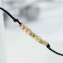 Olbye Multi Layer Circle Bracelet Karma Hand Chain With Black Hemp Body Jewelry for Women and Girls
