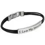 Joyful Sentiments Pet Jewelry Stainless Steel Three Strand I Love My Granddog Bracelet with Fold Over Clasp Joyful Sentiments Pet Jewelry Stainless Steel Three Strand I Love My Granddog Bracelet with Fold Over Clasp