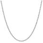 Verona Jewelers 2MM-5MM Stainless Steel Twist Rope Chain for Men and Women, Stainless Steel Necklace, Twist Rope Necklace,