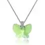 Sterling Silver Butterfly Pendant Necklace Made with Swarovski Crystals for Women Girls Sterling Silver Butterfly Pendant Necklace Made with Swarovski Crystals for Women Girls