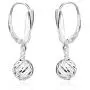 Sea of Ice Sterling Silver Diamond-Cut 8mm Ball Beads Leverback Drop Dangle Earrings for Women Girl Sea of Ice Sterling Silver Diamond-Cut 8mm Ball Beads Leverback Drop Dangle Earrings for Women Girl