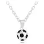 Classic Football Soccer Ball Pendant Necklace, AILUOR Fashion Stainless Steel Enamel Football World Cup Jewelry for women men Girls Gift, 20” Classic Football Soccer Ball Pendant Necklace, AILUOR Fashion Stainless Steel Enamel Football World Cup Jewelry for women men Girls Gift, 20”
