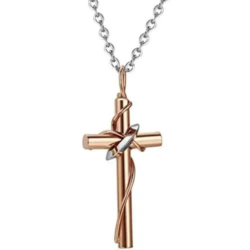 Jude Jewelers Stainless Steel Christian Cross Prayer Religious Pendant Necklace Jude Jewelers Stainless Steel Christian Cross Prayer Religious Pendant Necklace