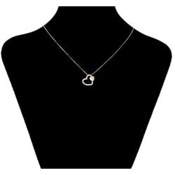 GIRLS/WOMEN/TEEN LOVE HEART NECKLACE/CHOKER/PENDANT Rose Gold Heart Choker Pendant Necklace Birthday Girlfriend ANNIVERSARY Gift for LOVE STYLE ELEGANCE Choker