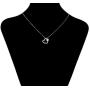 GIRLS/WOMEN/TEEN LOVE HEART NECKLACE/CHOKER/PENDANT Rose Gold Heart Choker Pendant Necklace Birthday Girlfriend ANNIVERSARY Gift for LOVE STYLE ELEGANCE Choker
