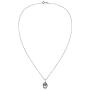 AeraVida Thriving Tree of Life Oval Frame .925 Sterling Silver Jewelry Set