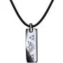 Mealguet Jewelry Tungsten Carbide Polished Vertical Bar Legend of Zelda Triforce Pendant Necklace with Black Cord Mealguet Jewelry Tungsten Carbide Polished Vertical Bar Legend of Zelda Triforce Pendant Necklace with Black Cord