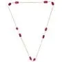 Efulgenz Pearl Chain Necklace Indian 14 K Gold Plated Red Faux Ruby Beads Strand Fashion Costume Jewelry Efulgenz Pearl Chain Necklace Indian 14 K Gold Plated Red Faux Ruby Beads Strand Fashion Costume Jewelry