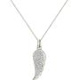 Angel Wings 14K gold Diamond Necklaces for women-girls Charm with Chain Gift Box Authenticity Cards (G, SI)