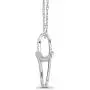 10K White Gold Diamond Cross Pendant with Sterling Silver Chain Necklace (1/6 cttw, I-J Color, I2-I3 Clarity), 18'' 10K White Gold Diamond Cross Pendant with Sterling Silver Chain Necklace (1/6 cttw, I-J Color, I2-I3 Clarity), 18''