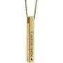 OBTIAN Customized Vertical Bar Pendant Necklace Jewelry - Engraved Personality Name in Inspirational Bar Necklace Gift for Mothers Day OBTIAN Customized Vertical Bar Pendant Necklace Jewelry - Engraved Personality Name in Inspirational Bar Necklace Gift for Mothers Day