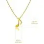 Dayna Designs Music Note Pendant Necklace - Gold Over Sterling Silver Jewelry Small for Women/Girls