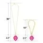 ZENZII Colorful Deco Pendant 2-in-1 Necklace with Toggle - Swirl Emblem Acrylic Resin Charm with Silver and Gold Chain for Women ZENZII Colorful Deco Pendant 2-in-1 Necklace with Toggle - Swirl Emblem Acrylic Resin Charm with Silver and Gold Chain for Women