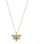 ESPY Crystal Embedded Yellow and Black Flying Bumble Bee Necklace ESPY Crystal Embedded Yellow and Black Flying Bumble Bee Necklace