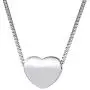 U7 Women Girls Tiny Heart Necklace/Anklets with Chains Stainless Steel/Black/Rose Gold or 925 Sterling Silver Chain Dainty I Love You Jewelry Pendant Necklace,Valentines Gift