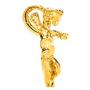 Lifetime Jewelry Pendant Necklace [ Medium Guardian Angel ] 20X More 24k Plating Than Other Religious Necklaces Charms - Comes with 18 inch Twisted Nugget Chain