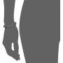 Geoffrey Beene Mens Stainless Steel Box Chain Bracelet with Magnetic Antique Design Clasp