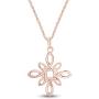 Jewel Zone US Irish Love Infinity Celtic Knot Pendant Necklace 14k Gold Over Sterling Silver