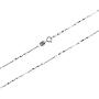 Wellme Sterling Silver 0.7mm/1mm Solid 925 Twister Link Dainty Chain Necklace for Lightweight Pendant 16’’-30’’