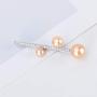 LGSY 925 Sterling Silver Cubic Zircon Pearl Bail Pendants for Pearl Jewely Making, Design Pendant Fitting for Fashion Jewlery