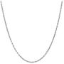 PORI JEWELERS Platinum 950 Solid Diamond Cut Rope Chain Necklace -1.5mm Thick