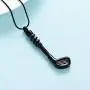 mingkejw Cremation Jewelry for Ashes Golf Cue Stainless Steel Urn Necklace for Human Pet for Ashes –Keepsake Memorial Jewelry