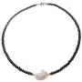 Sundysh Pearl Choker Necklace, Fashion Black Baroque Single Pearl Beaded Necklace Gemstone Short Collar Necklace for Women Girls 14“ Sundysh Pearl Choker Necklace, Fashion Black Baroque Single Pearl Beaded Necklace Gemstone Short Collar Necklace for Women Girls 14“