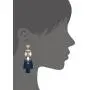 Boho Chic Geomeric Metal with Dangled Color Tassel Long Statement Earrings Boho Chic Geomeric Metal with Dangled Color Tassel Long Statement Earrings