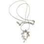 Smiling Wisdom - Vine Leaf Necklace Friendship Gift Set - A Reason Season Lifetime Friend Heartfelt Message - Unique Appreciation Gifts For Encouraging Her Women Best BFF - Platinum Plated - Silver