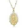 Ever Fairy Mother Gift Fashion Cameo Design Virgin Mary Necklace Jewelry Catholic Christian Crystal Rhinestone Mary Pendant