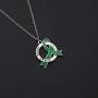 CENWA Organ Donors Green Ribbon Charm Necklace Organ Donor Gift Organ Donation Awareness Kidney Donor Thank You Gift