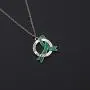 CENWA Organ Donors Green Ribbon Charm Necklace Organ Donor Gift Organ Donation Awareness Kidney Donor Thank You Gift