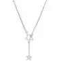 Crystal Star Lariat Y Pendant Necklace for Women Girls 925 Sterling Silver Fashion Dainty CZ Lucky Stars Drop Choker Hypoallergenic Jewelry Christmas Valentine Holiday Gift