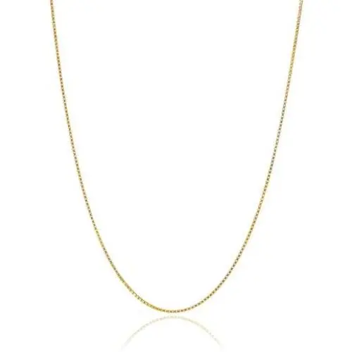 Bling For Your Buck 18K Gold Over Sterling Silver .8mm Thin Italian Box Chain Necklace 14'' - 40'' Bling For Your Buck 18K Gold Over Sterling Silver .8mm Thin Italian Box Chain Necklace 14'' - 40''