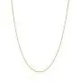 Bling For Your Buck 18K Gold Over Sterling Silver .8mm Thin Italian Box Chain Necklace 14'' - 40'' Bling For Your Buck 18K Gold Over Sterling Silver .8mm Thin Italian Box Chain Necklace 14'' - 40''