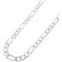 Verona Jewelers 925 Sterling Silver 5.5MM Mens Figaro Link Chain Necklace - Silver Figaro Link Necklace for Men, Sterling Silver Mens Necklace 20-30 (30)