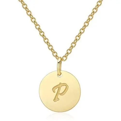 Letter Necklace for Women Teen Girls, P Initial Necklaces 14K Gold Plated, Stainless Steel Personalized Pendant Birthday Christmas Gift for Girls Children Letter Necklace for Women Teen Girls, P Initial Necklaces 14K Gold Plated, Stainless Steel Personalized Pendant Birthday Christmas Gift for Girls Children