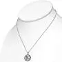 925 Sterling Silver White Blue CZ Evil Eye Protection Pendant Necklace 925 Sterling Silver White Blue CZ Evil Eye Protection Pendant Necklace
